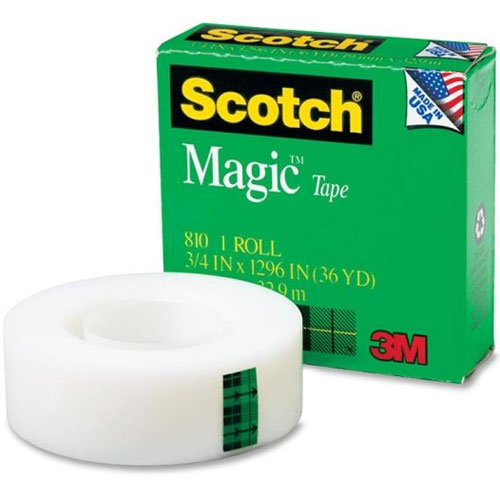 Băng Keo 3M Viết Lên Được Scotch® Magic™ 810 1/2 X 36 YD BXD