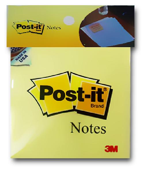 Giấy Note 3M Post-It® Vàng 76mm X 76mm (3x3) 654