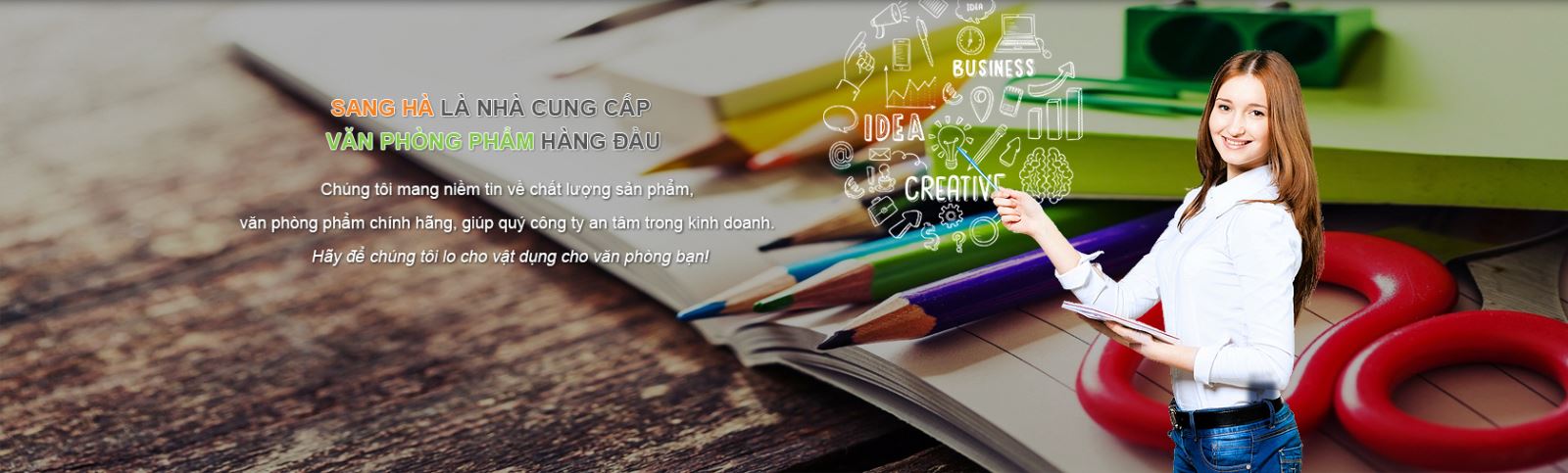 danh mục văn phòng phẩm sang hà